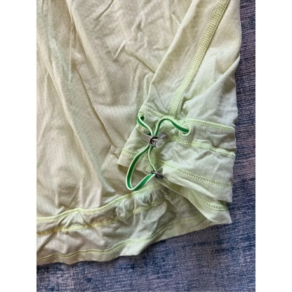 Lululemon Run: Tame Me Tank in Faded Zap Neon Yellow Green Size 4